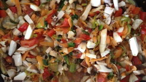 пряный блинный тарт