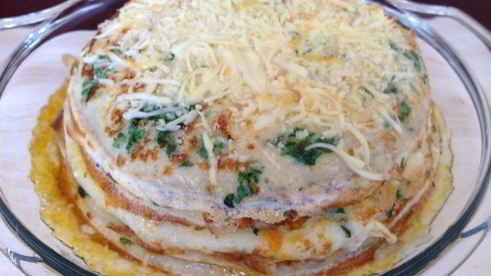 пряный блинный тарт