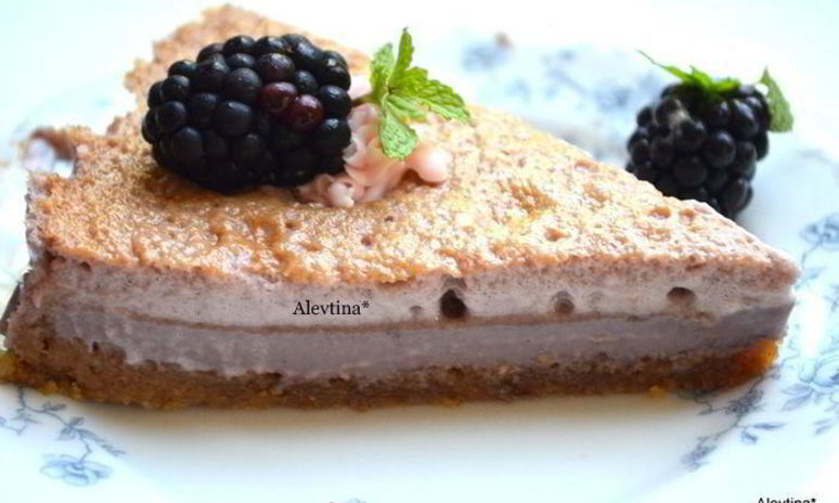 Рецепт шелкового тарта с ежевикой