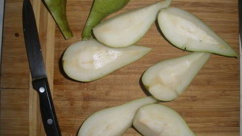 шоколадно-грушевый тарт