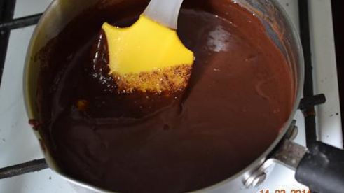 шоколадно-карамельный тарт