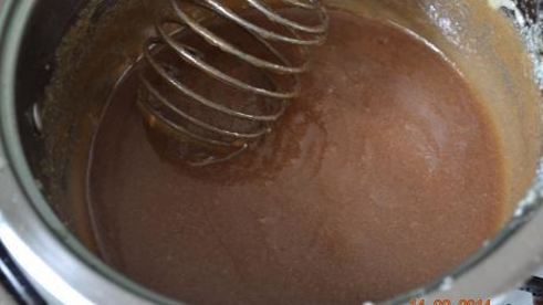 шоколадно-карамельный тарт