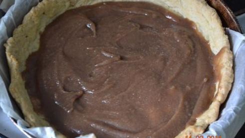 шоколадно-карамельный тарт