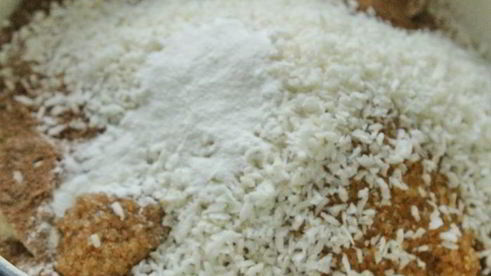 шоколадно-кокосовый тарт