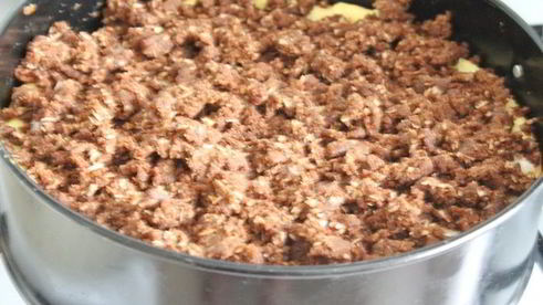 шоколадно-кокосовый тарт