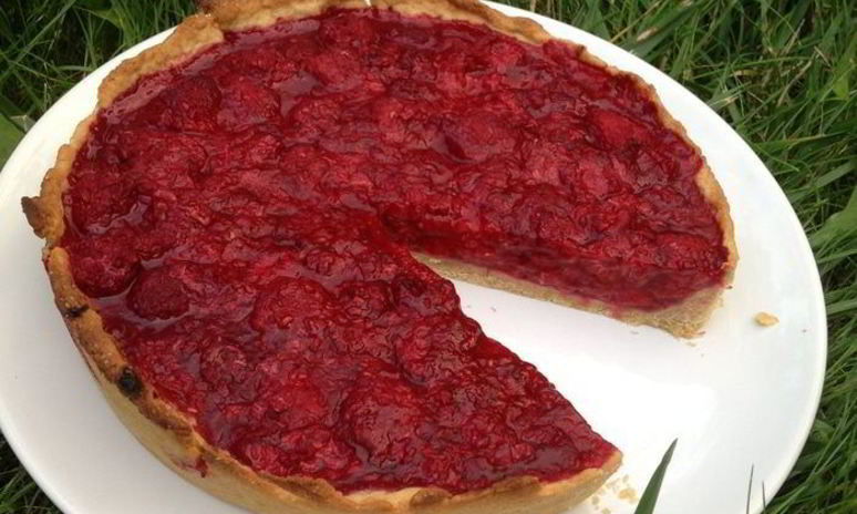 Рецепт тарта из малины