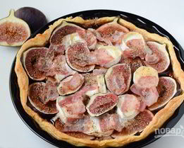 Тарт с беконом и инжиром