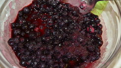 тарт с черникой звездное небо