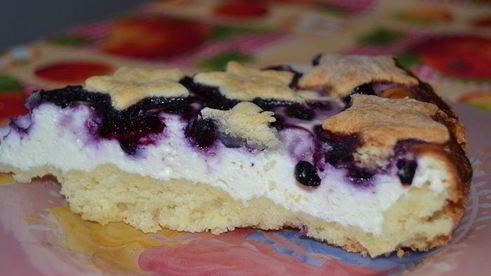 тарт с черникой звездное небо