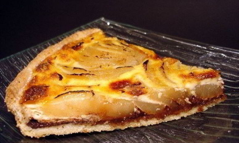 Рецепт тарта с грушей и шоколадом