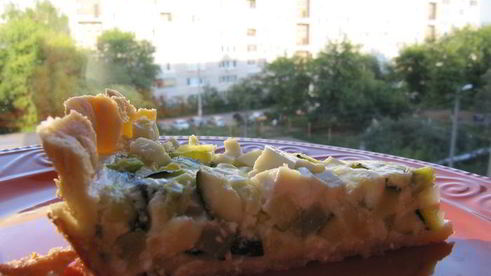 тарт с кабачками и фетой