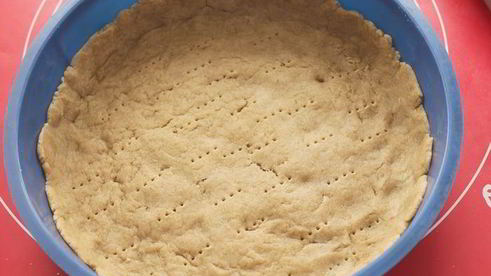 тарт с капустой и перепелиными яйцами