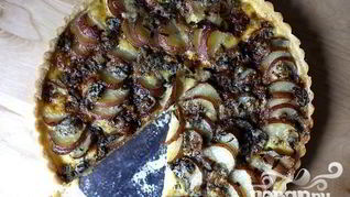 Тарт с картофелем и голубым сыром