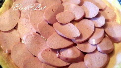 тарт с картофелем и сардельками быстрый ужин