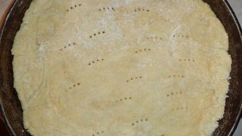 тарт с клюквенно-яблочной начинкой