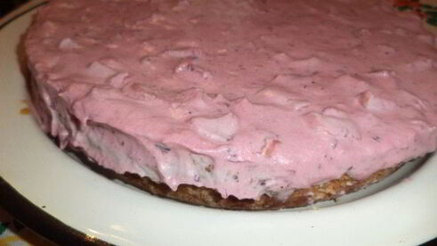 тарт с клюквенно-яблочной начинкой