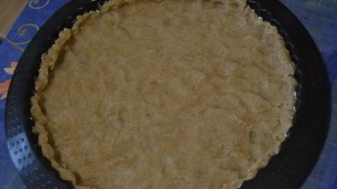 тарт с курицей, грибами и сладким перцем