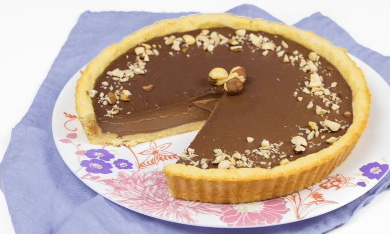 Рецепт тарта с нутеллой