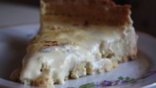 Тарт с заварным кремом и мускатным орехом