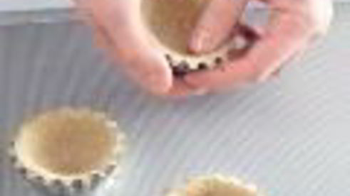 тартинки с заварным сливочным кремом