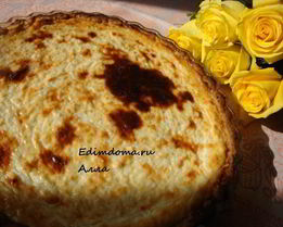 Творожно-кокосовый тарт