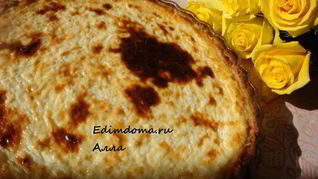 Творожно-кокосовый тарт