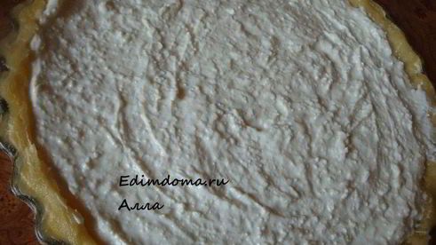 творожно-кокосовый тарт