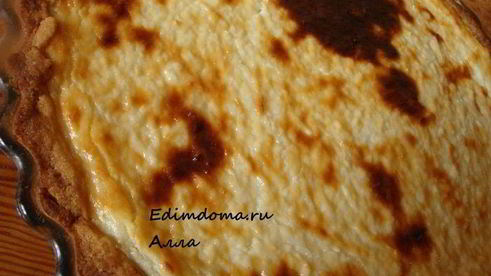 творожно-кокосовый тарт