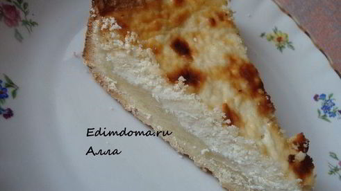 творожно-кокосовый тарт