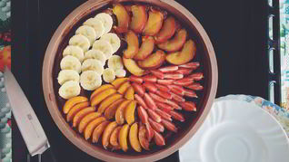 Творожный тарт с абрикосами