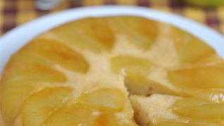 Яблочный тарт татен на сметанном тесте