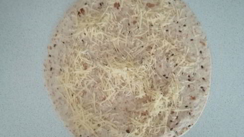 тортилья с фасолью и баклажаном