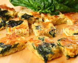 Тортилья со шпинатом