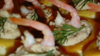 Волованы с горбушей