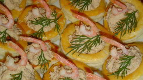 волованы с горбушей