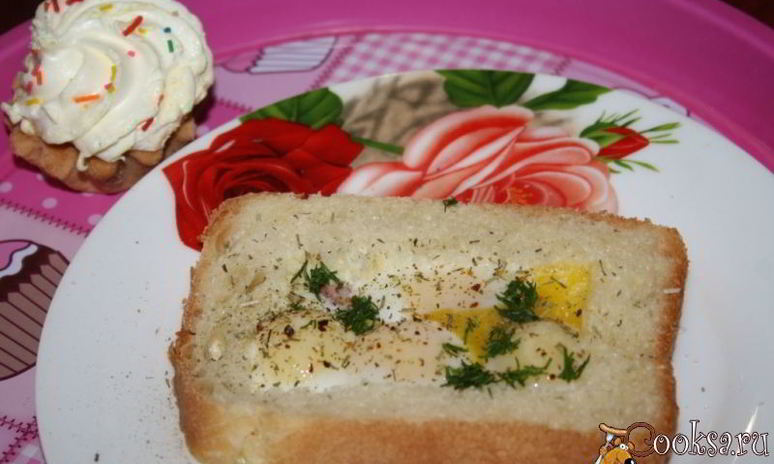 Рецепт детской яичницы малыши в домике