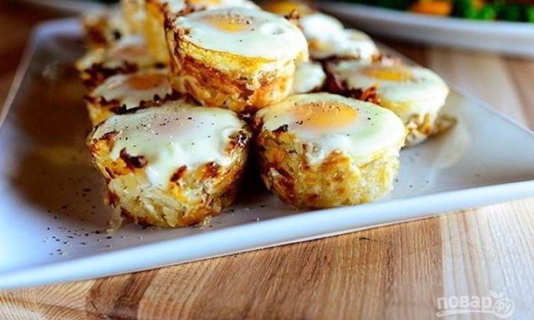 Рецепт картофельной яичницы