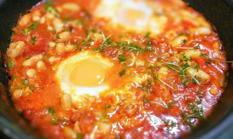 Рецепт яичницы ранчеро