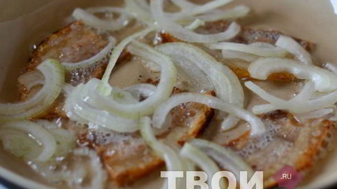 яичница с беконом