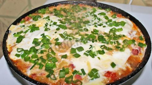 яичница с кабачками