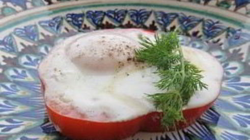 яичница с жидким желтком