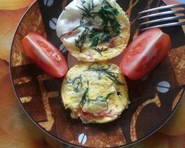 Яичница в микроволновке