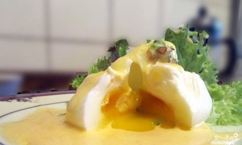 Рецепт яиц под соусом