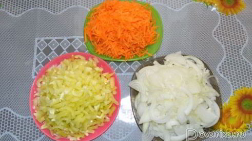 закуска из баклажанов с овощами