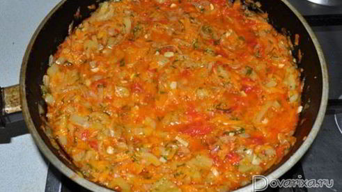 закуска из баклажанов с овощами