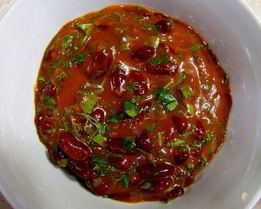 Закуска из фасоли