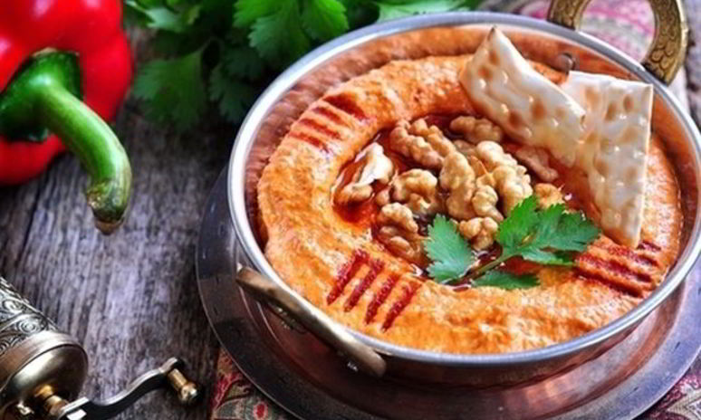 Рецепт закуски из перца и орехов