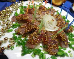 Закуска из сельди и яблока