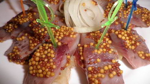 закуска из сельди и яблока