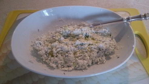 закуска из томатов и творога